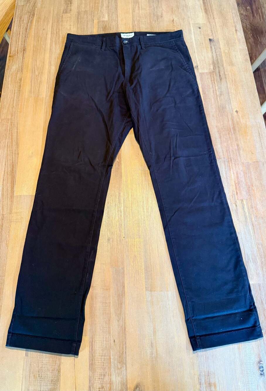 Goodfellow & Co Hennepin Chino Slim Brown Pants 34W x 32L